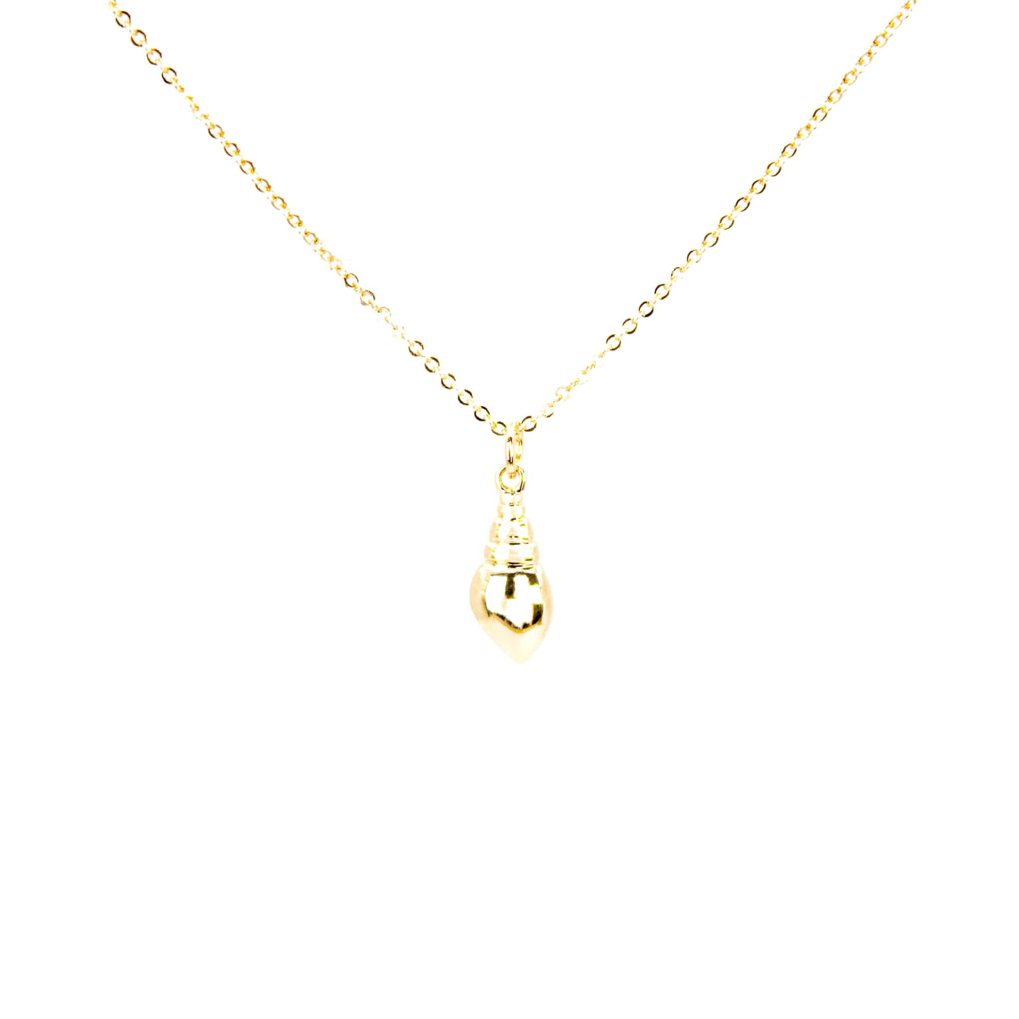 Collar Baño de Oro Caracola de Mar